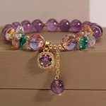 AMETHYST BEAD BRACELET