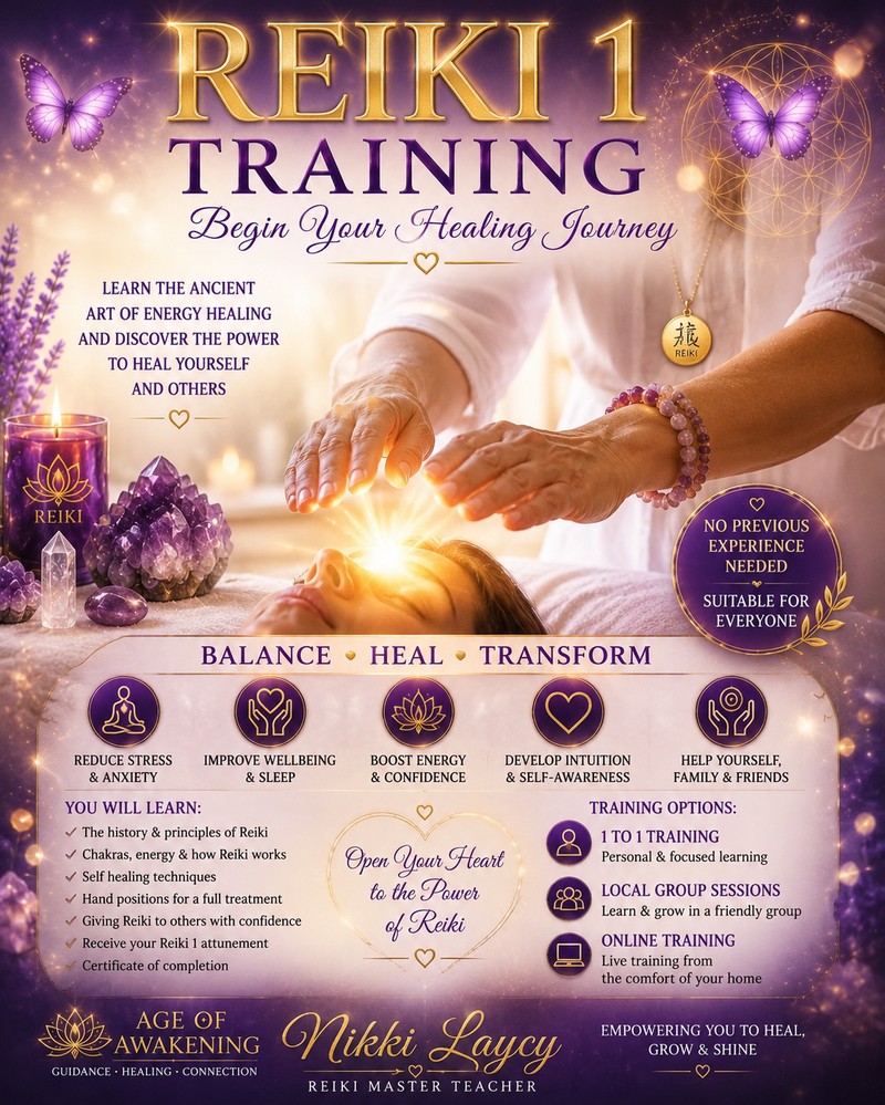 REIKI 1 TRAINING Courses