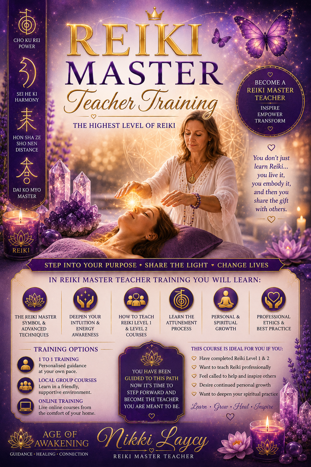 Reiki Master Teacher Training Courses