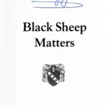 Black Sheep Matters signed title page featuring a handwritten dedication and signature by Nikki Laycy